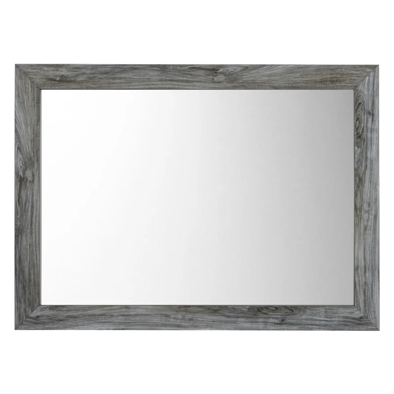 Miroir de bureau en bois/placage gris - Baystorm