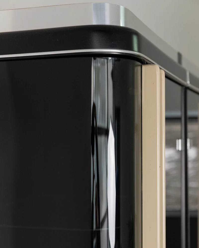 1950s Art Deco Bar Cabinet in Lacquered Wood