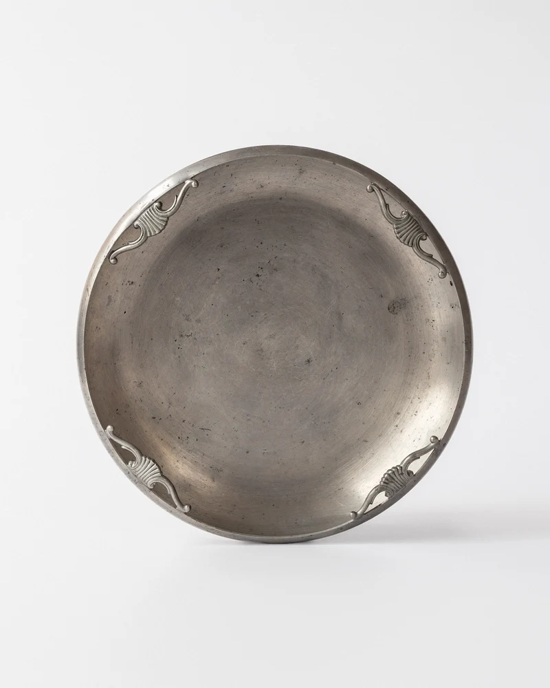 Art Deco Pewter Bowl by Sylvia Stave, Sweden, 1932