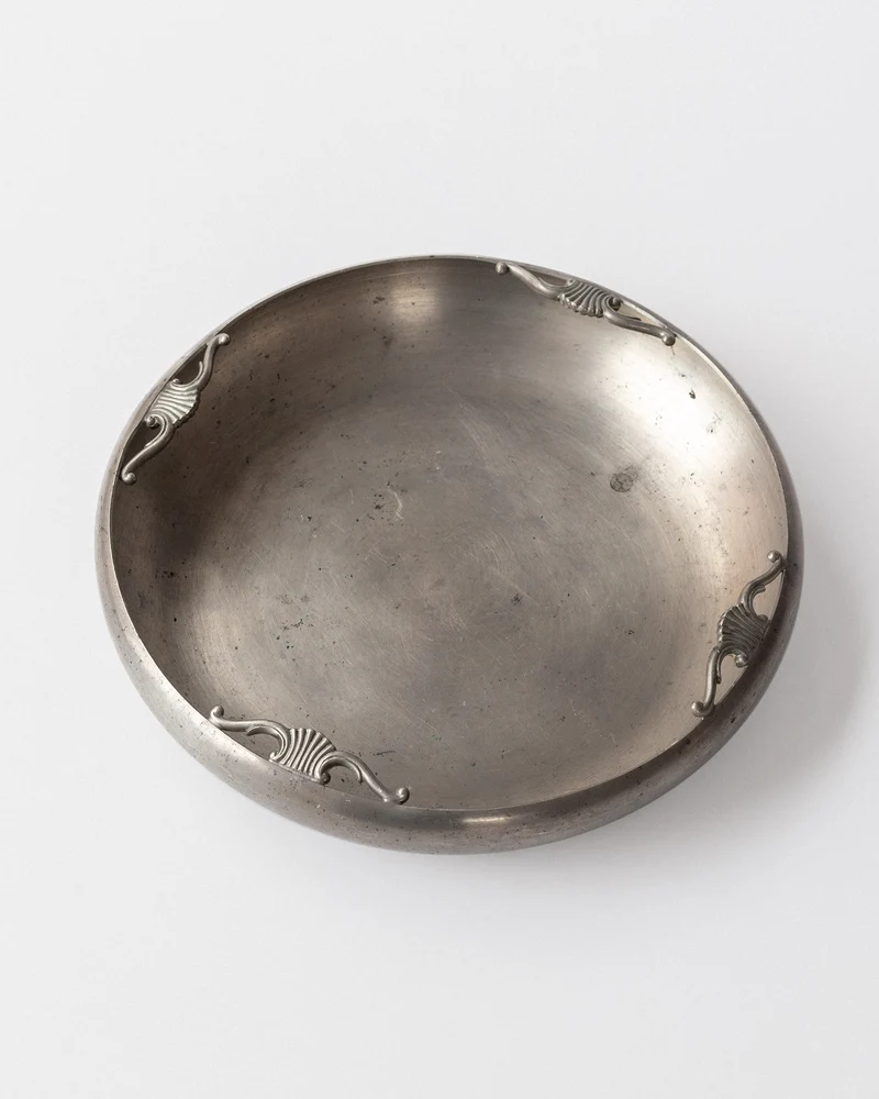 Art Deco Pewter Bowl by Sylvia Stave, Sweden, 1932