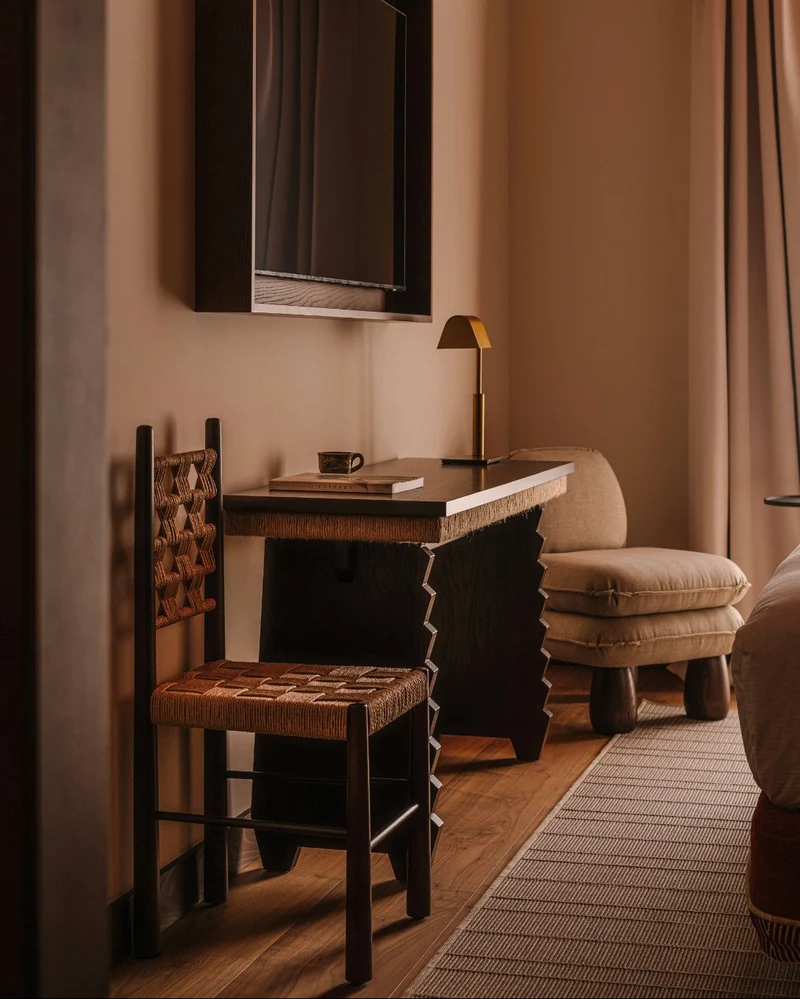 Check Accent Chair