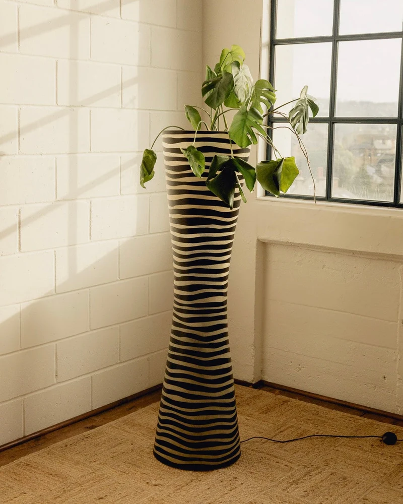 Zebra Floor Lamp