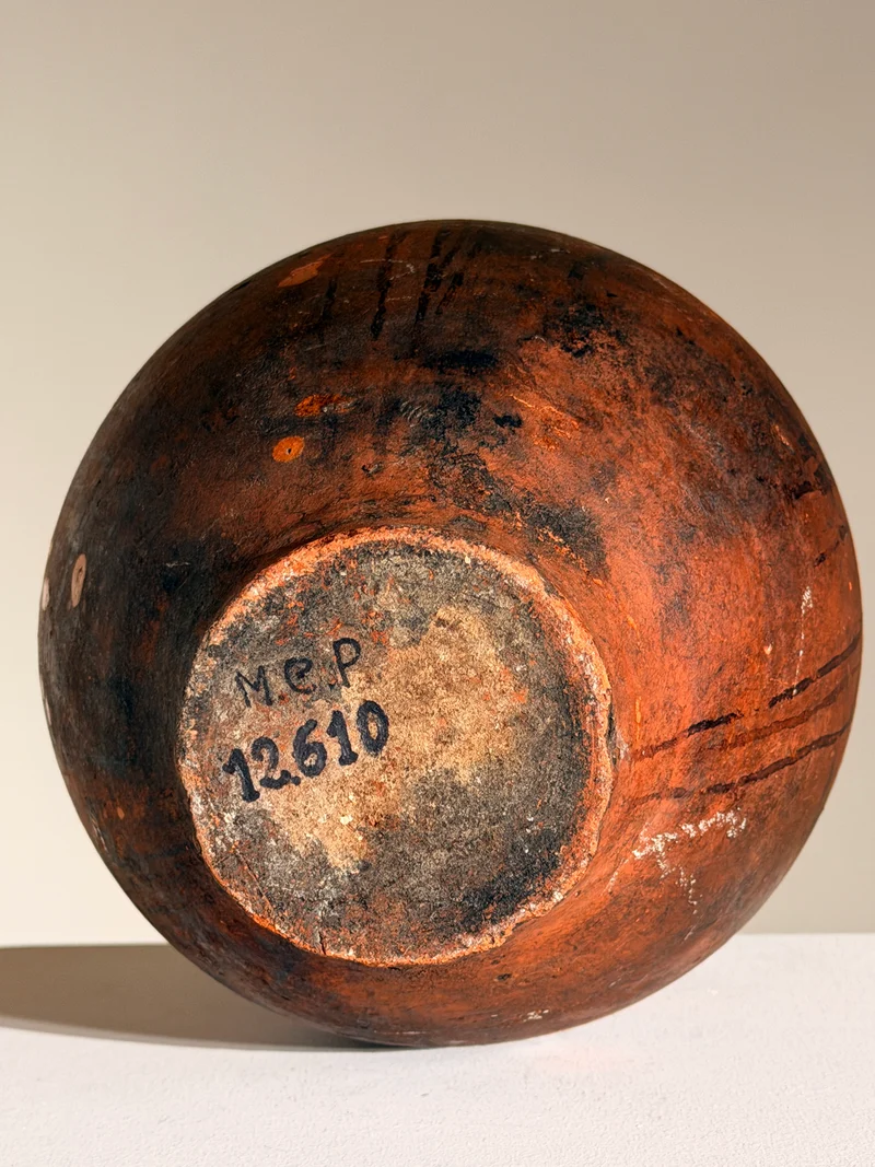 Ceramic jar, French folk art, late 19th century