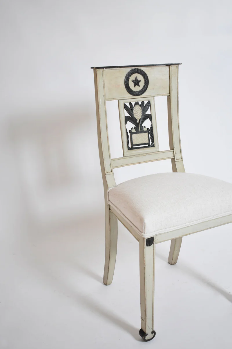 Neoclassical pineapple chairs, 1960s