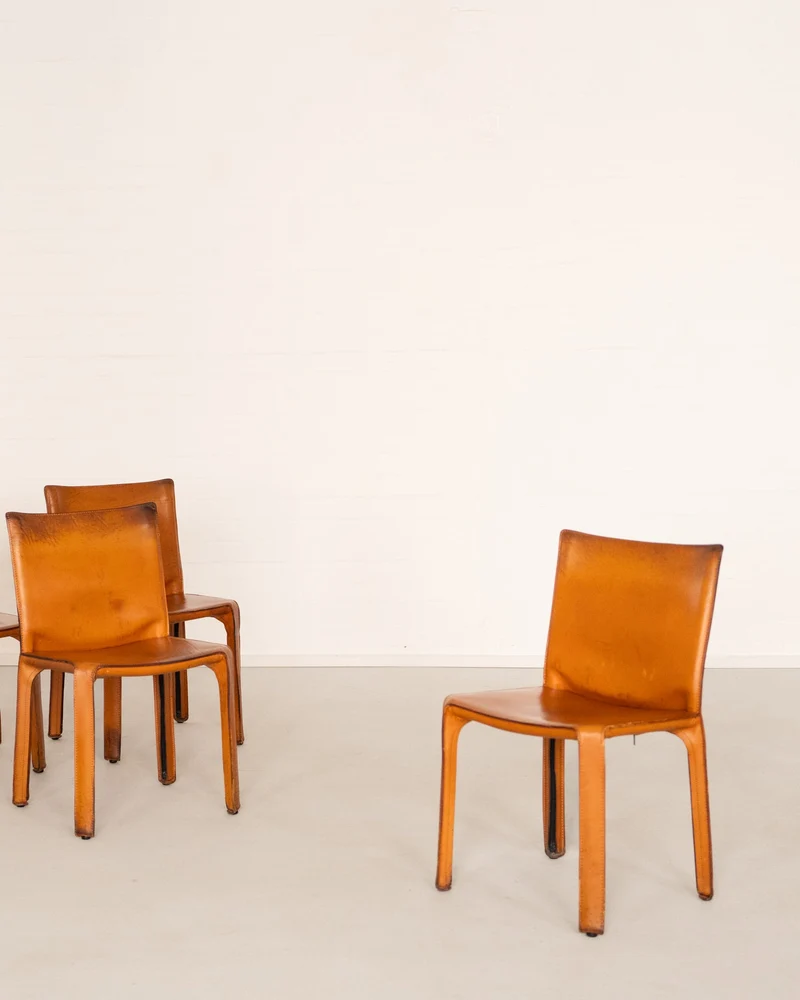 Cab 412 Chair Set by Mario Bellini for Cassina