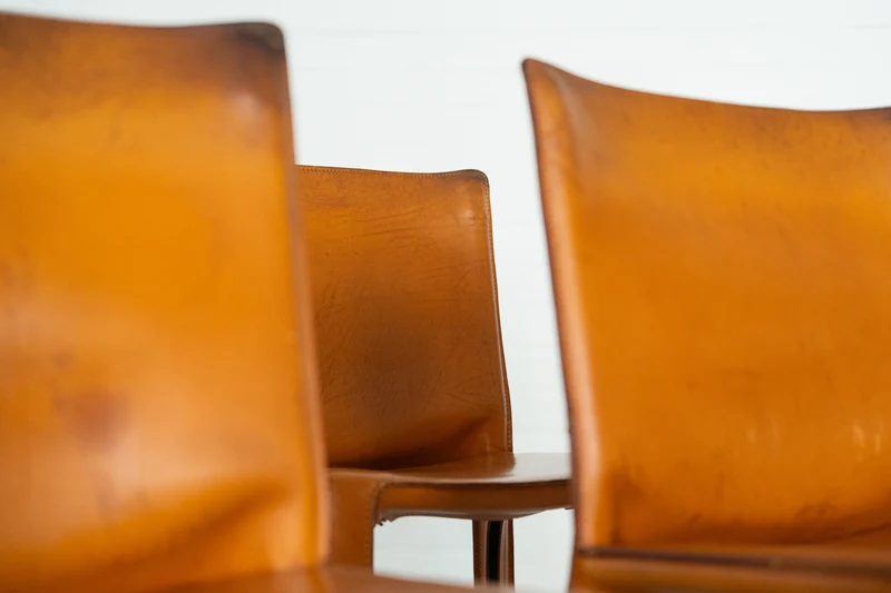 Cab 412 Chair Set by Mario Bellini for Cassina