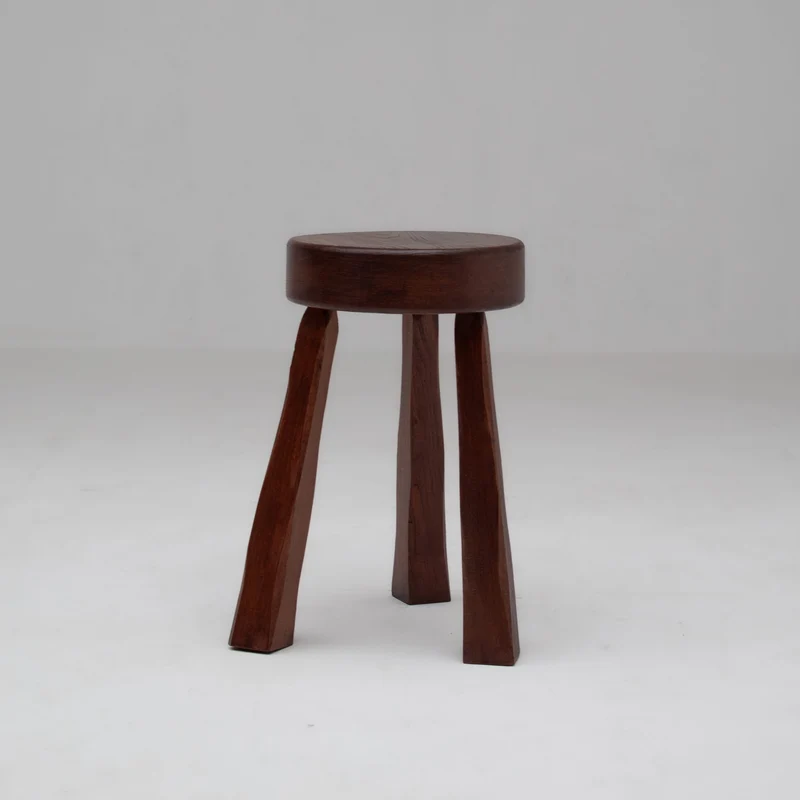 Round Wooden Stool