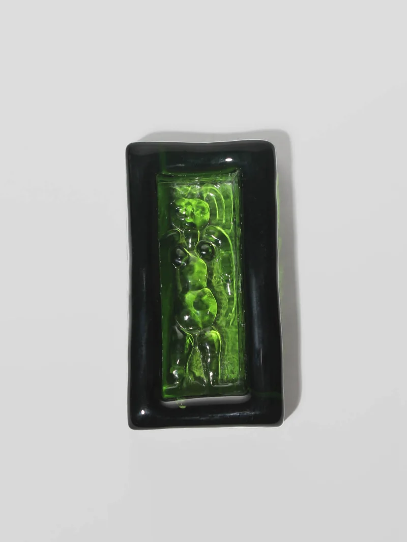 Erik Höglund Nude Female Relief Art Glass Bowl