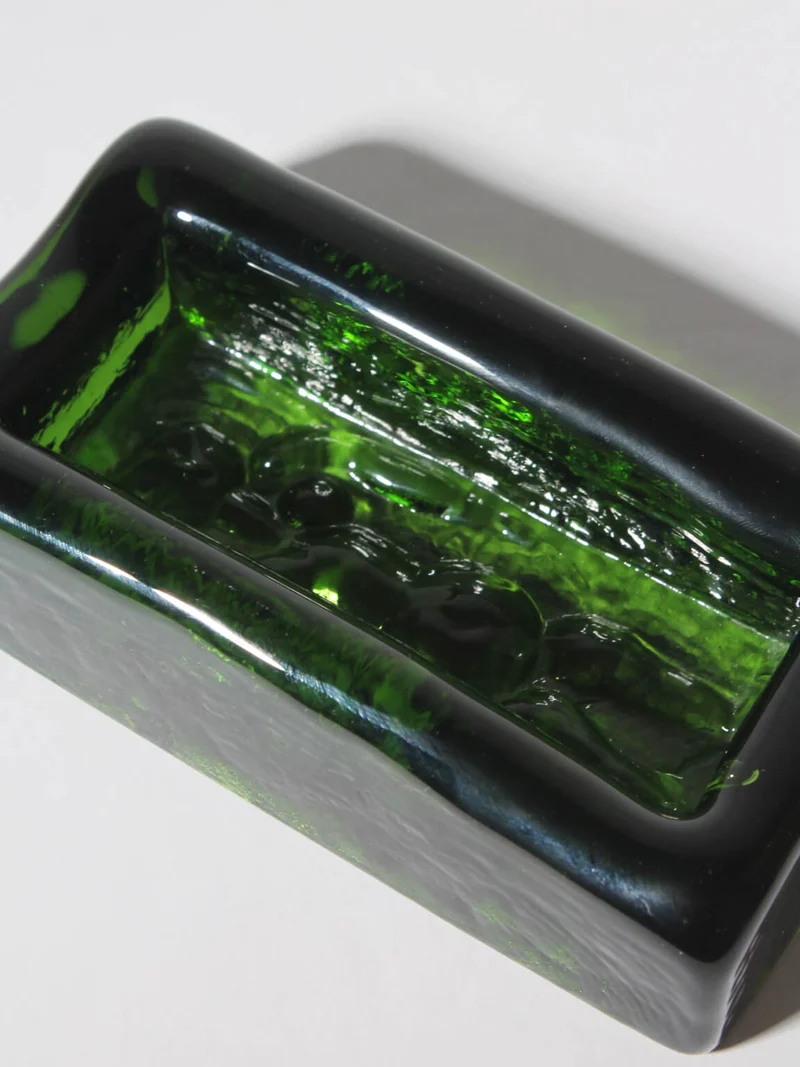 Erik Höglund Nude Female Relief Art Glass Bowl