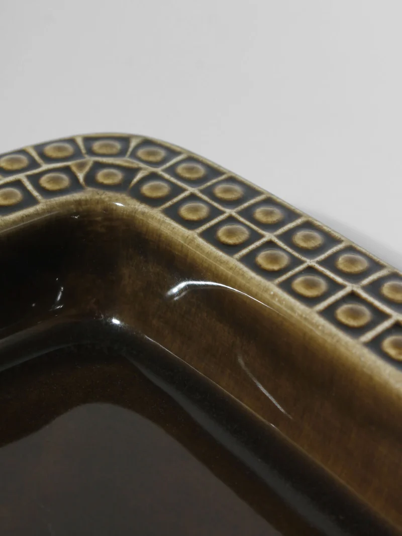 Gunnar Nylund Ceramic Glazed "Kub" Bowl, For Rörstrand, 1960s, Sweden