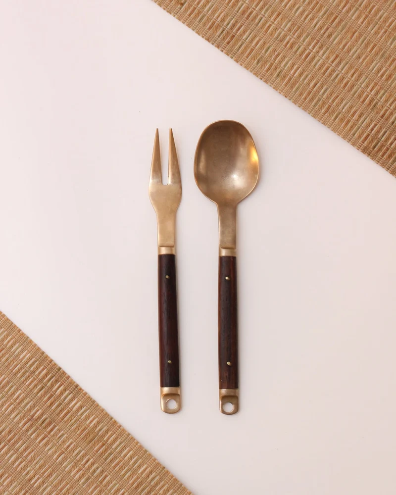 Serving pair by Carl Cohr