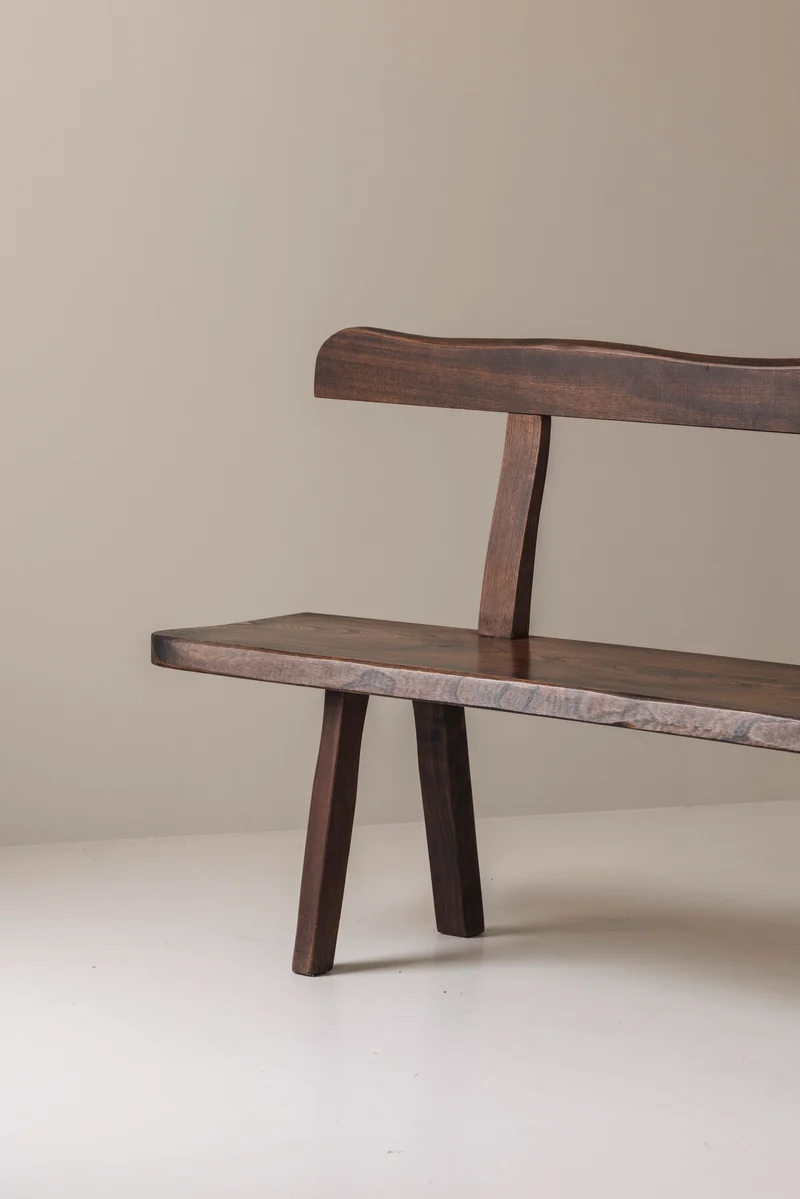 Sculptural Bench by Olavi Hanninen for Aranjou, France 1950s