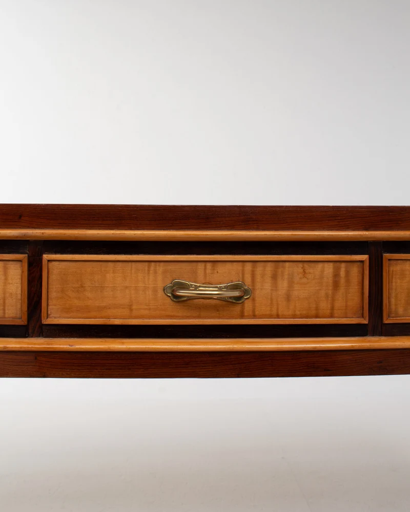 Art Deco Wooden Sideboard/Cabinet/console in Brass
