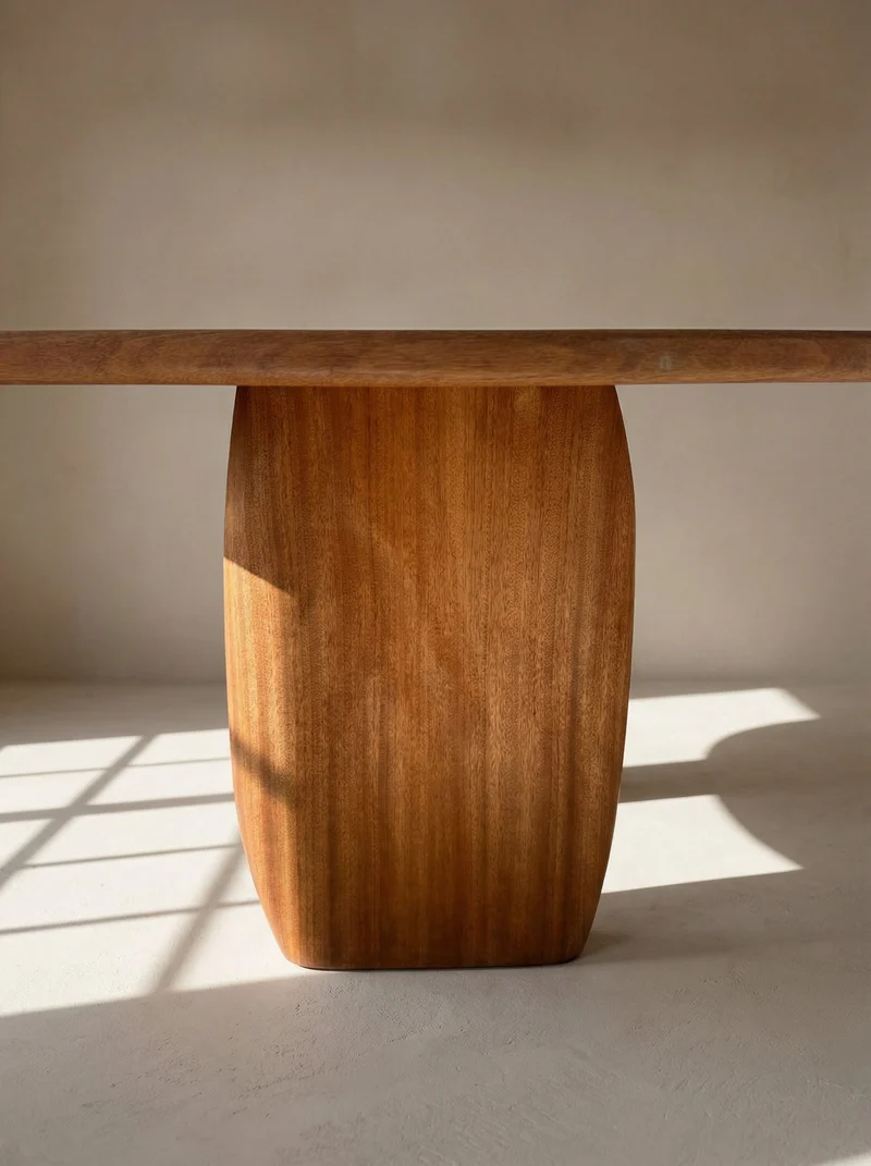 Dining Table - Wavy texture
