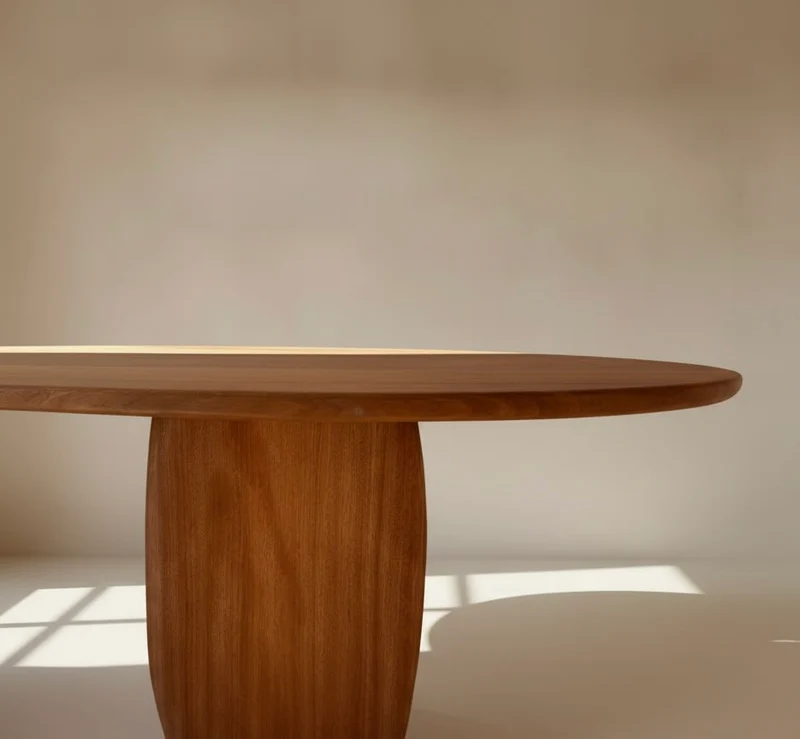 Dining Table - Wavy texture