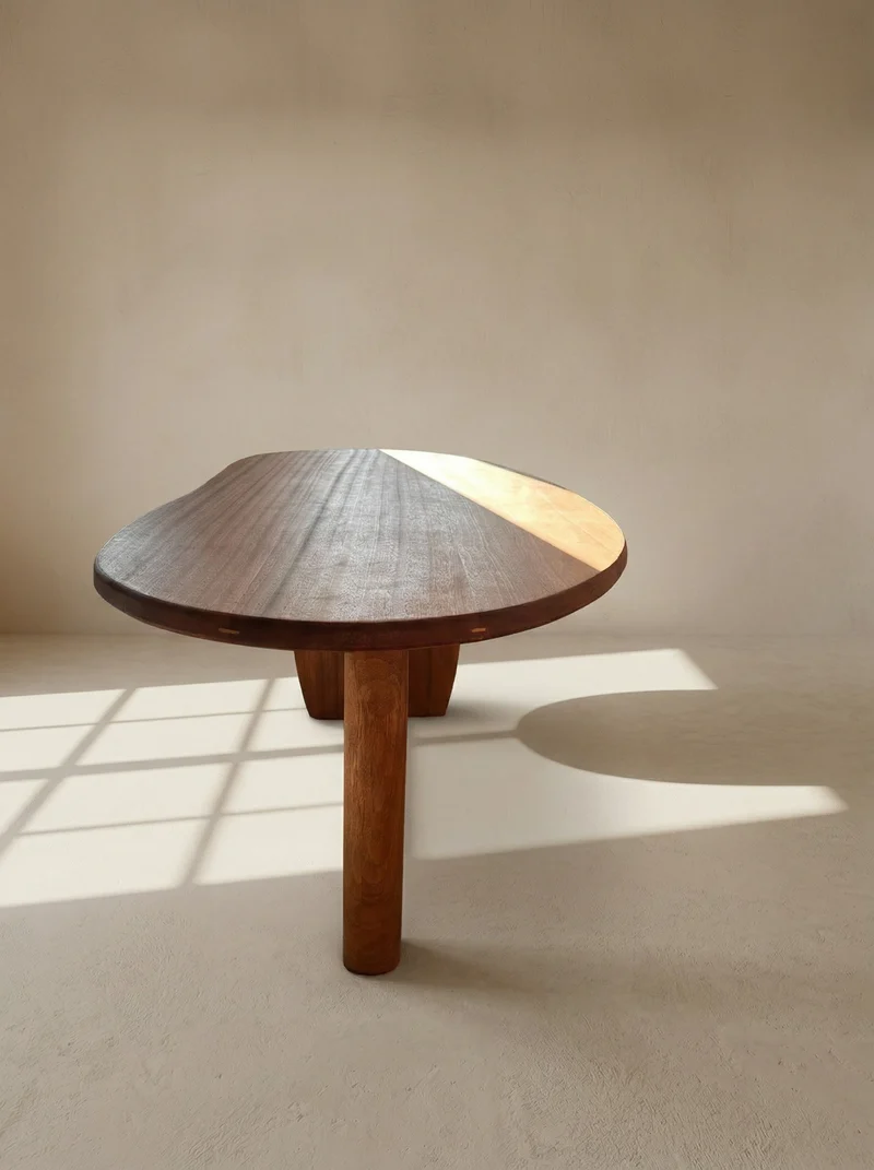 Dining Table - Wavy texture
