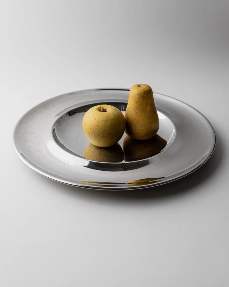 1980s Stainless Steel Plate