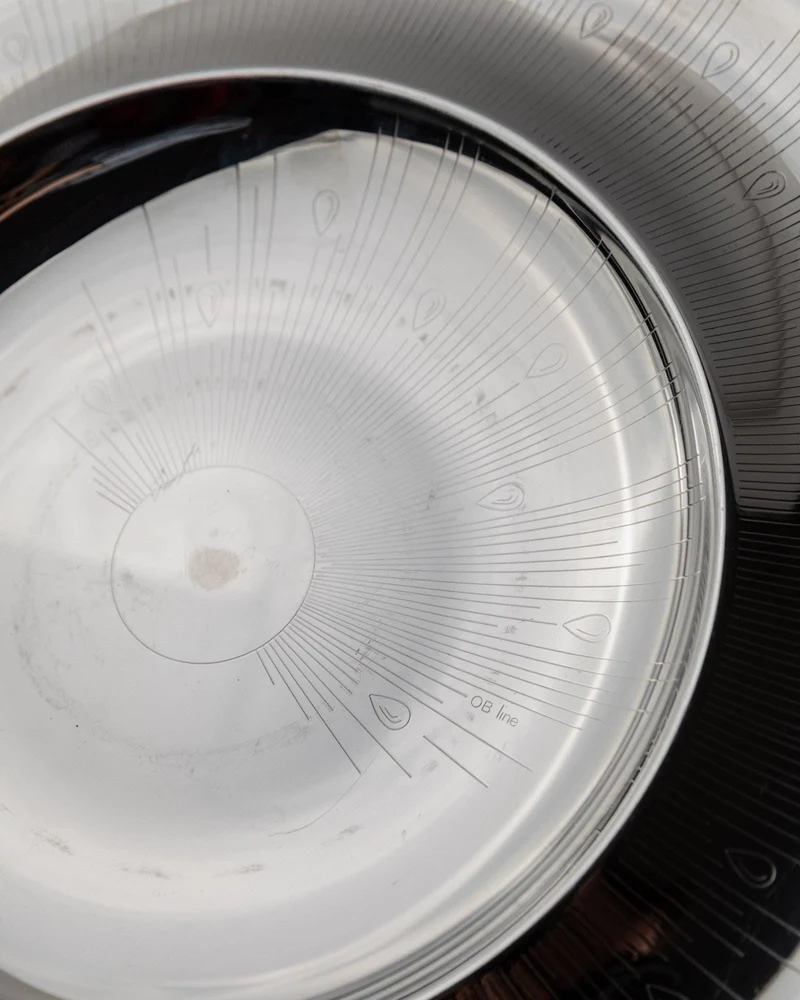 1980s Stainless Steel Plate