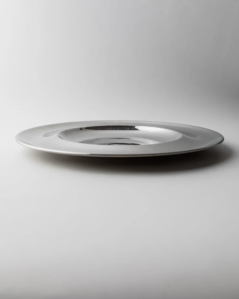 1980s Stainless Steel Plate