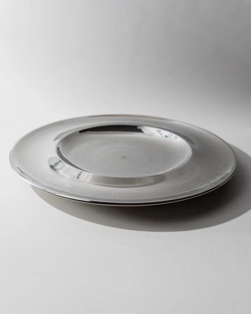 1980s Stainless Steel Plate