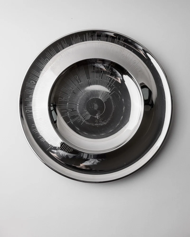 1980s Stainless Steel Plate