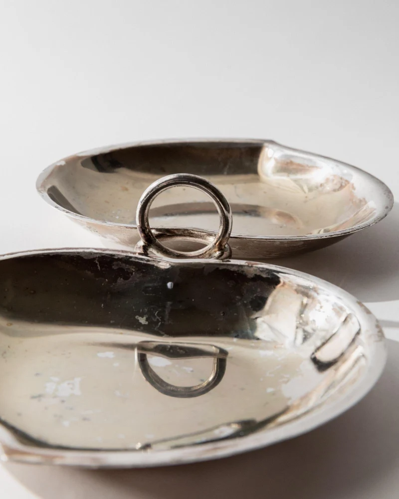 1960s Silver Plated Vide Poche Bowl