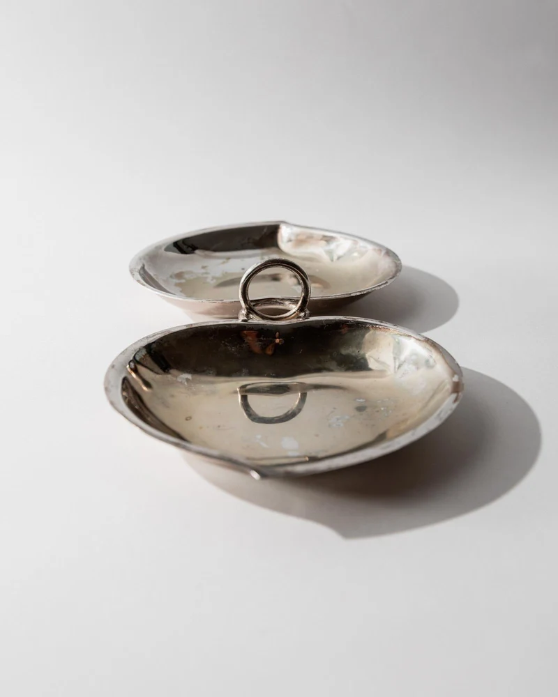 1960s Silver Plated Vide Poche Bowl