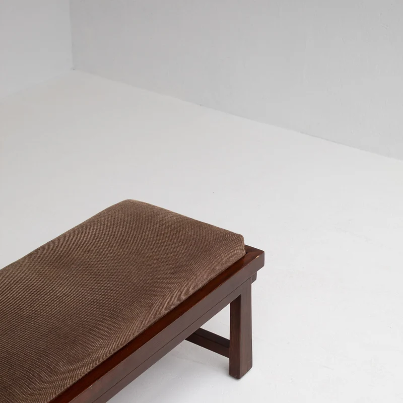 Rustique Bench in Wood with Cushion