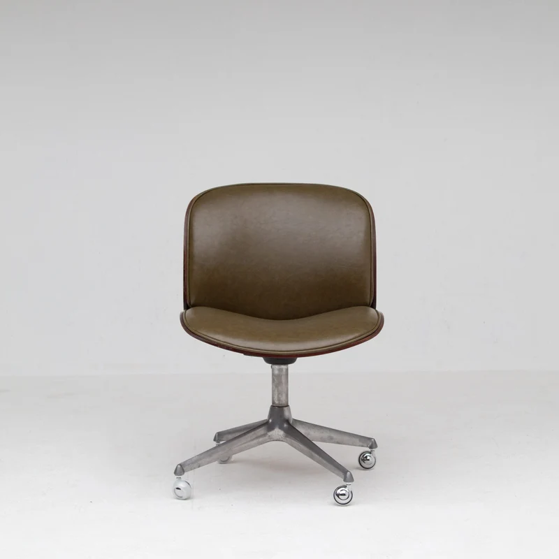 Ico Parisi Office Chair in Wood and Metal