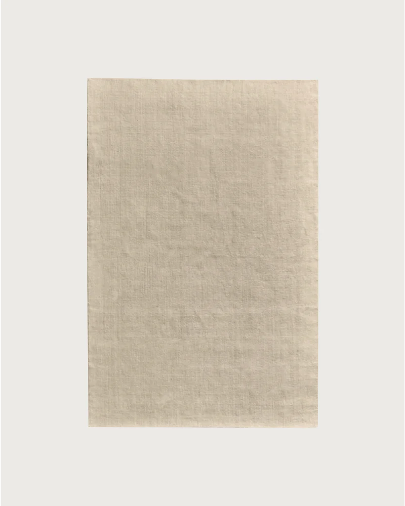 Rug 100% Wool New Zealand - Blanc Cassé