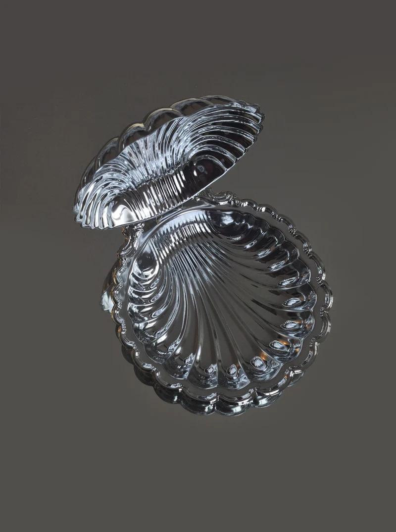 Large Shell Butter Dish