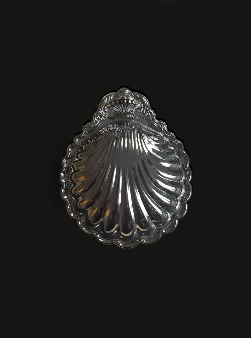 Large Shell Butter Dish