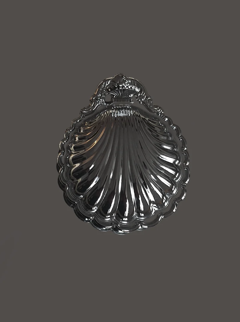 Large Shell Butter Dish