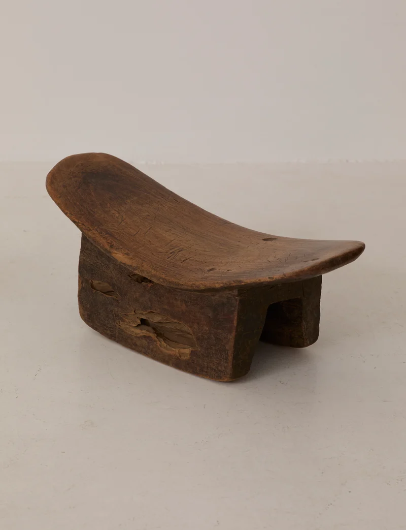 Mid-Century African Senufo Stool in Solid Wood