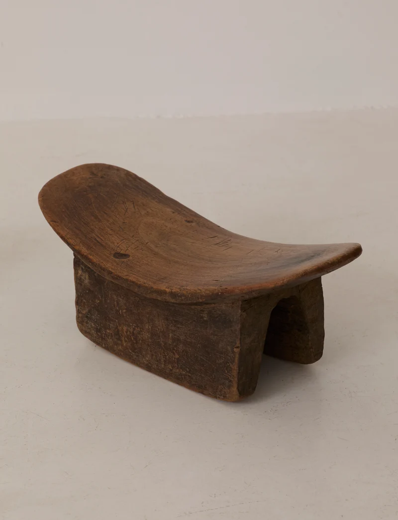 Mid-Century African Senufo Stool in Solid Wood
