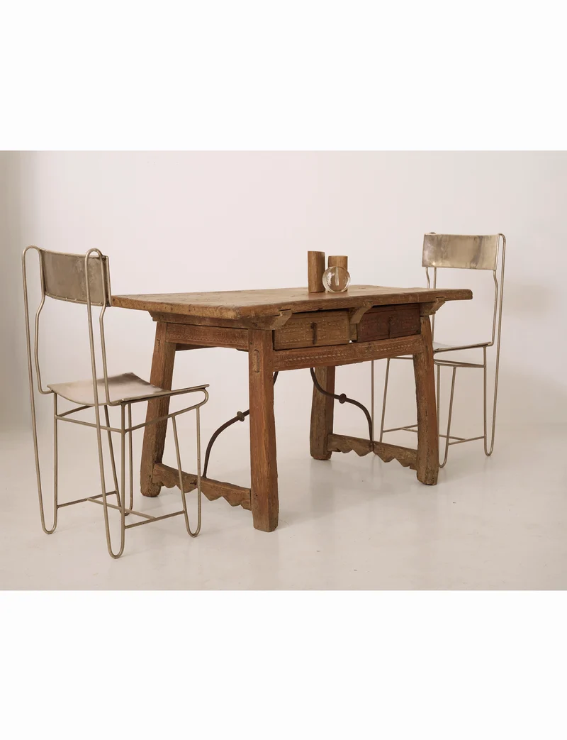Spanish Folk Vernacular Table From The 17th Century