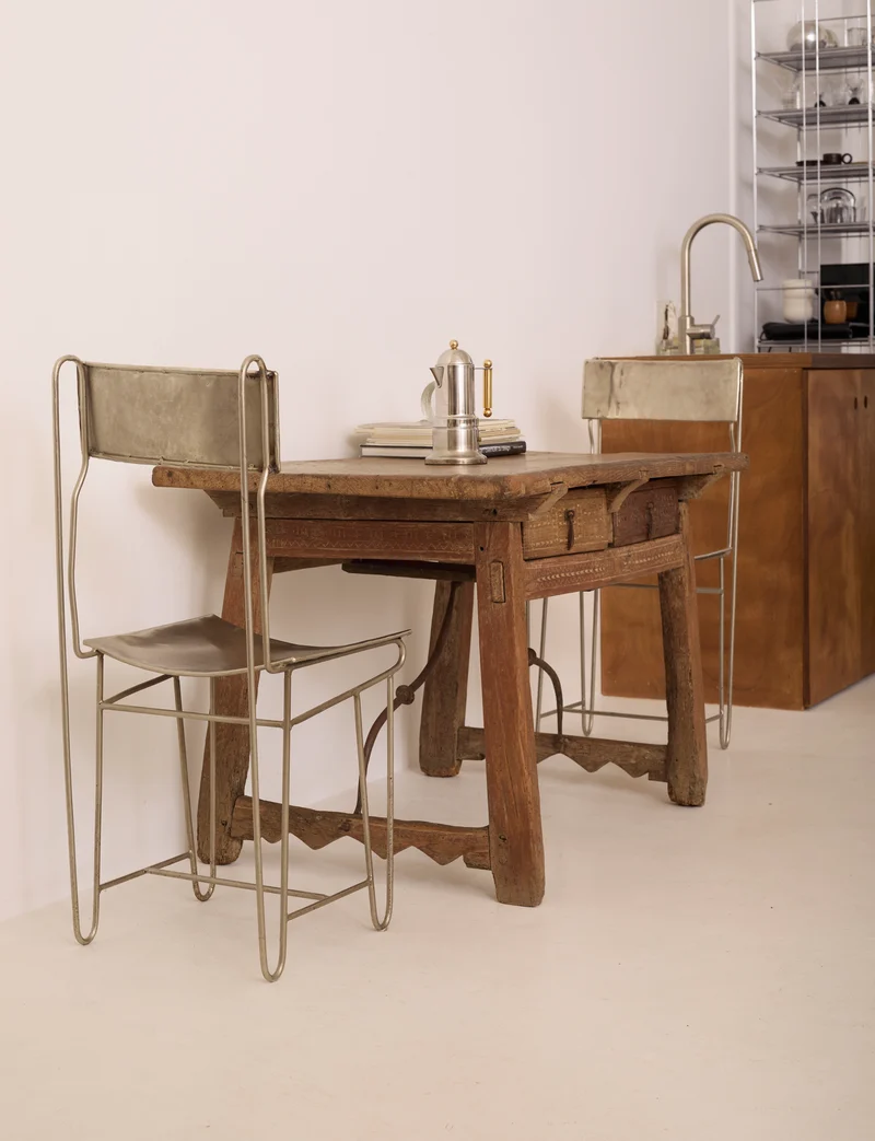 Spanish Folk Vernacular Table From The 17th Century