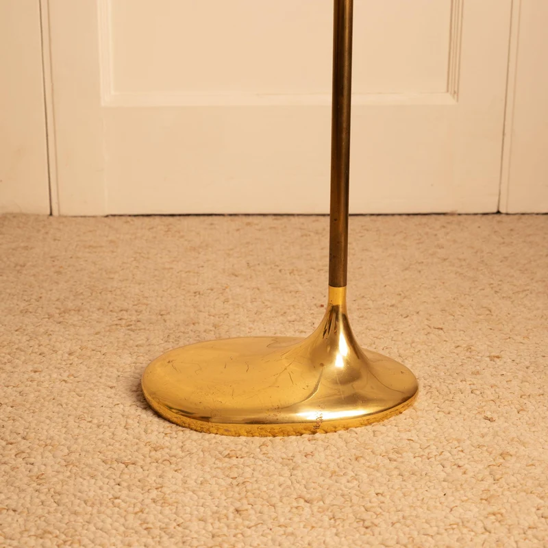 Vintage Santoni Floor Brass Uplighter, 1970s
