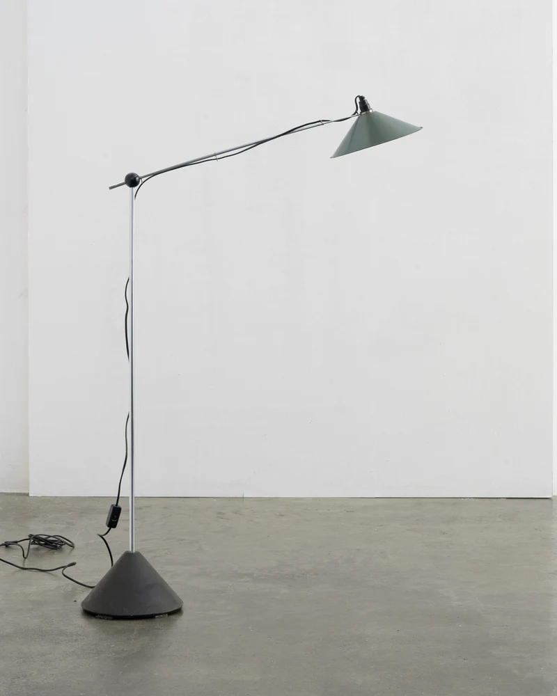 Vintage Postmodern Iron Floor Lamp