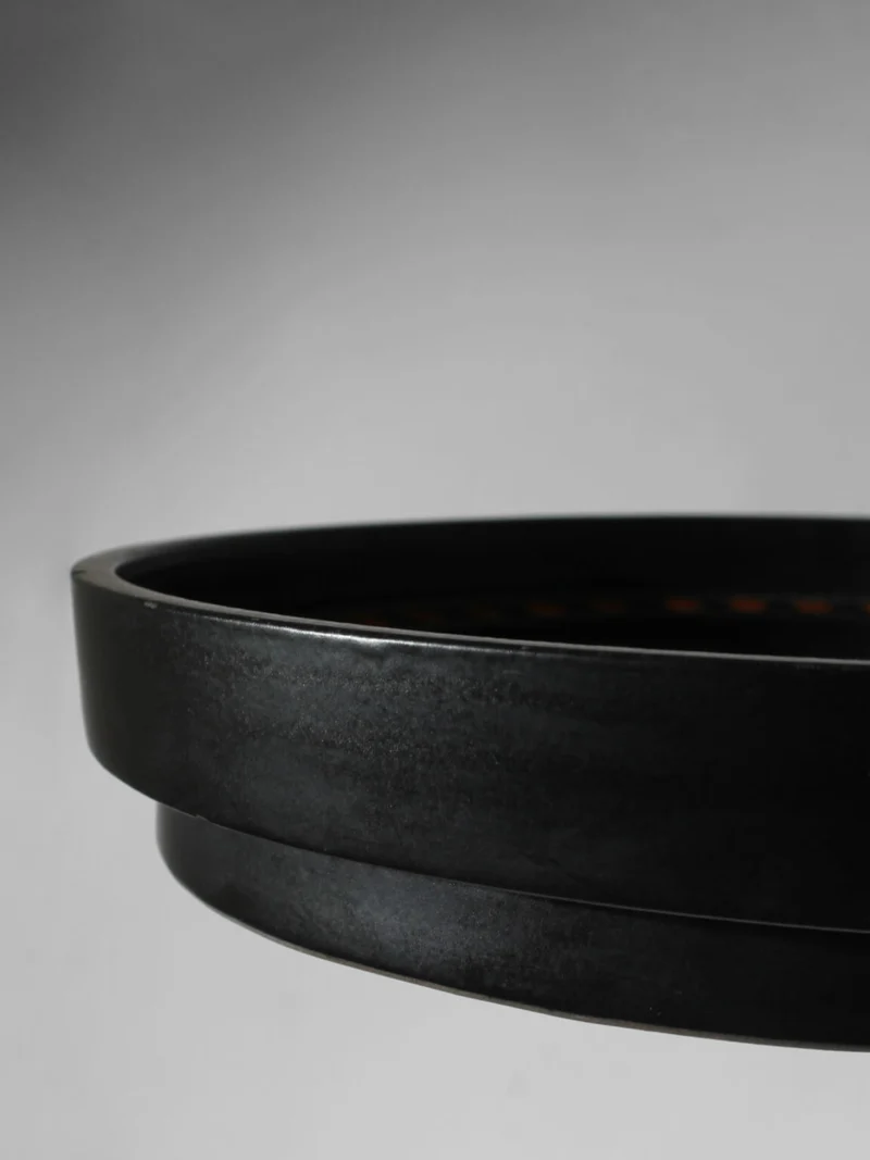 Mari Simmulson Geometric Ceramic Bowl, For Upsala-Ekeby, Sweden, 1960s