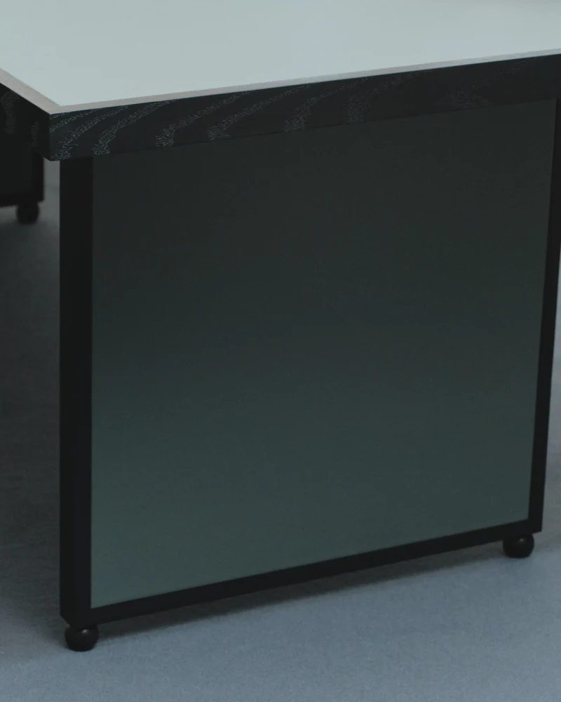 Large Table with Bond Leather