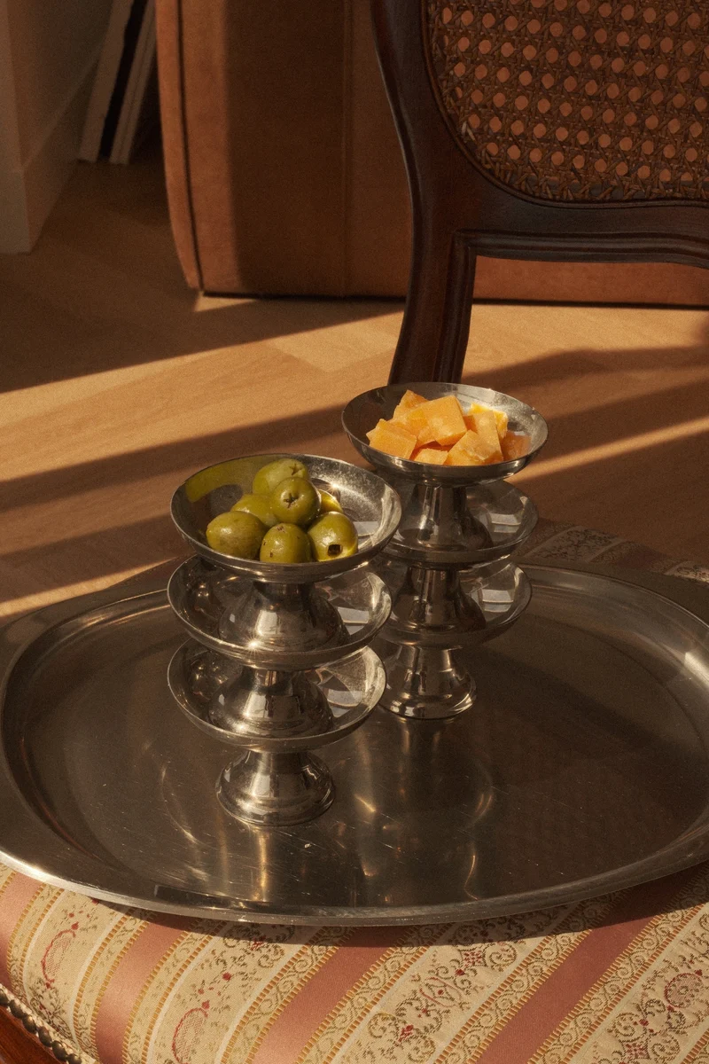 Stainless Steel Pedestal Coupes - Wide Bowl