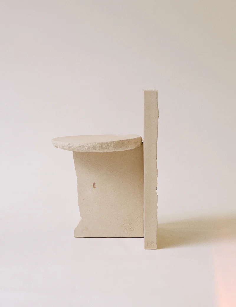 VAGA Chair in Stone and Limestone
