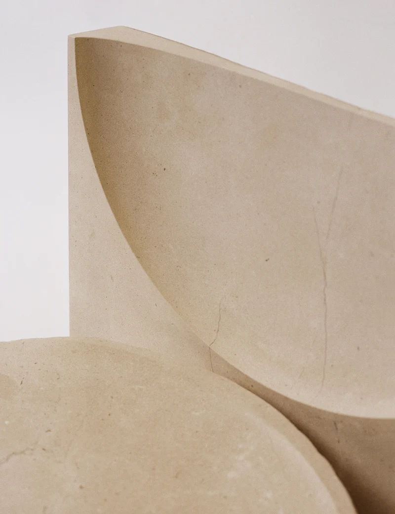 VAGA Chair in Stone and Limestone
