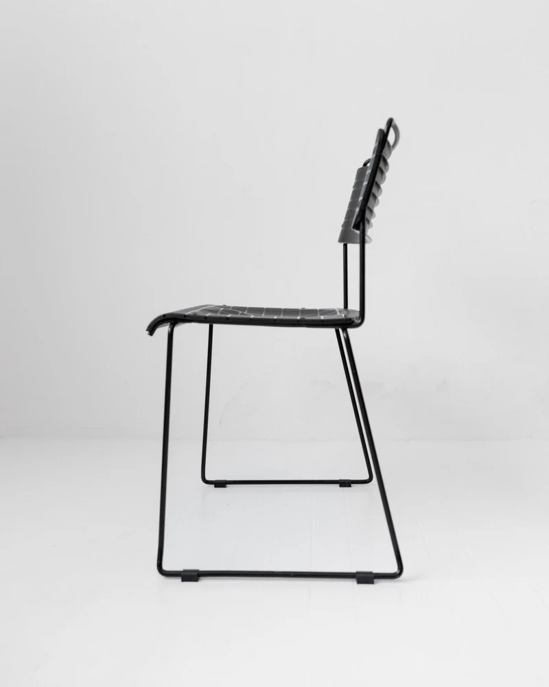 1980s Dining Chairs, Set of 4, Postmodern Design