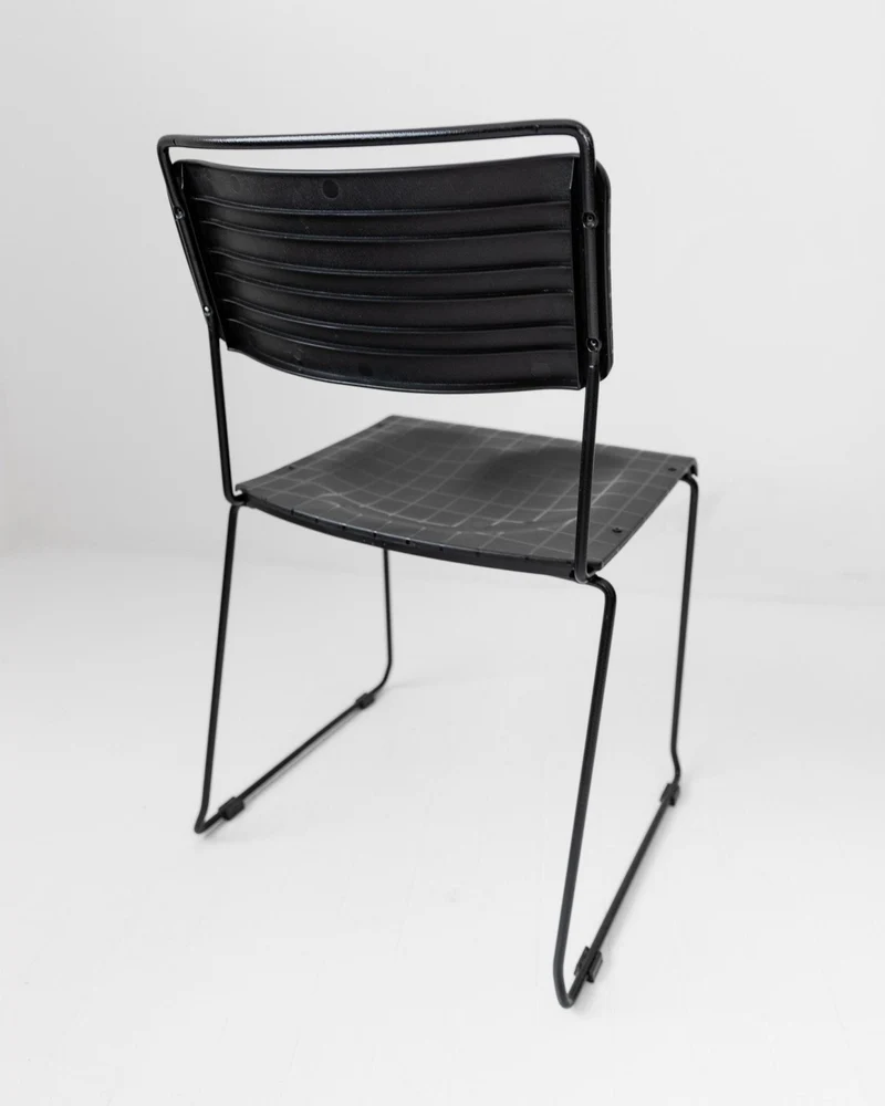1980s Dining Chairs, Set of 4, Postmodern Design