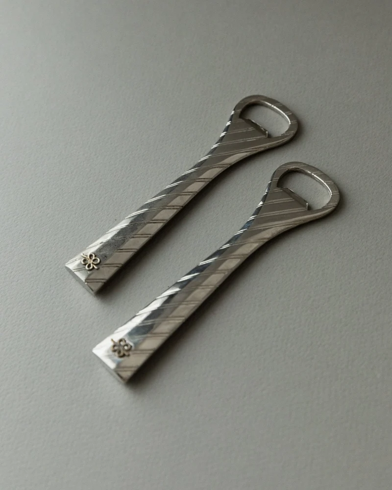 Set of Silver-plated Bottle Openers 1960s