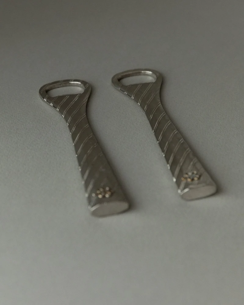 Set of Silver-plated Bottle Openers 1960s