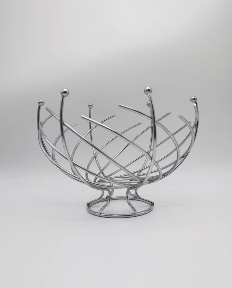 Mid-Century Modern Sputnik Spiral Fruit Bowl 1960s