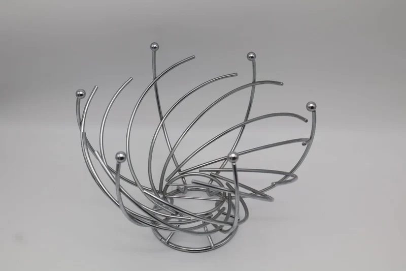 Mid-Century Modern Sputnik Spiral Fruit Bowl 1960s